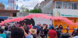 #Videos #Seguimiento | Intento de toma de vías del tren , provoca enfrentamiento entre maestros y elementos policiacos