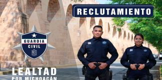 Únete a la Guardia Civil Michoacán, SSP busca perfiles preparados y con vocación