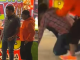 #Video || Violenta riña en la Feria de Puebla: hombre golpea con una piedra a un joven