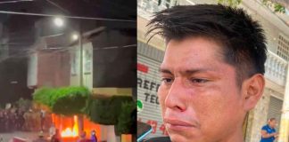 #Seguimiento #VIDEO | indignación por golpiza a joven que vendía fruta; queman pertenencias de sus agresores