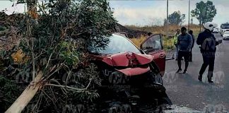 Se registran 2 accidente en diferentes sitios de Morelia; una adulta mayor queda herida