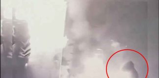 #VIDEO || Insólito intento de incendio termina con el atacante envuelto en llamas: el karma no perdona