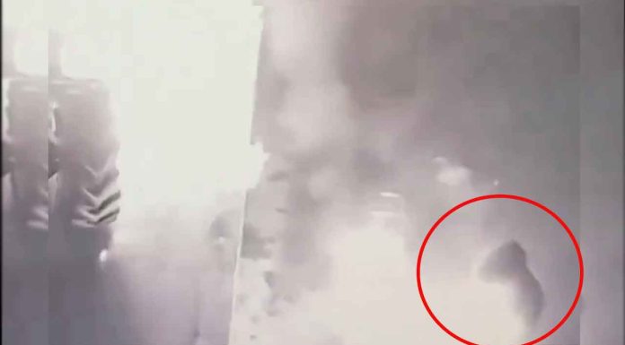 #VIDEO || Insólito intento de incendio termina con el atacante envuelto en llamas: el karma no perdona