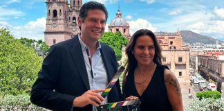 #VIDEO | Kate del Castillo arriba a Morelia para grabar “El Viaje de Luciano”