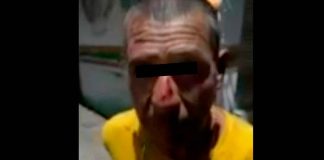 Presunto ladrón es sorprendido por vecinos, golpeado y le amputaron un dedo, en Uruapan