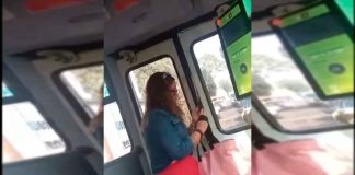 #VIDEO || Pasajera causa caos por que conductor no la bajó donde ella quería