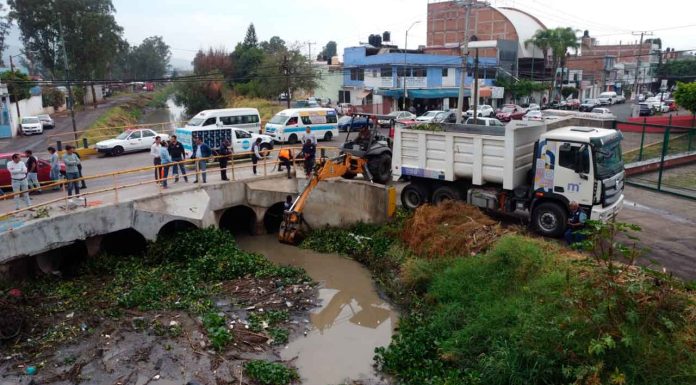 Gobierno de Morelia interviene 30 km de drenes y ríos con limpieza preventiva