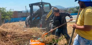 Vecinas y vecinos se suman a la jornada de limpieza en nororiente de Morelia
