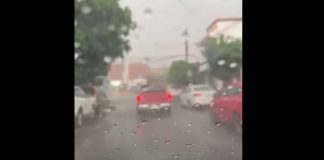 #VIDEOS | Se registra fuerte lluvia al sur de Morelia