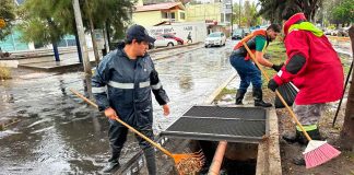 Recorre PC Municipal, Policía Morelia y Servicios Públicos zonas impactadas por la lluvia