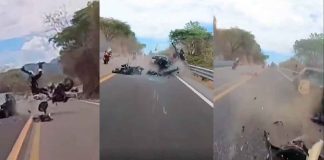 #VIDEO || Velocidad y adrenalina: mala mezcla en carretera