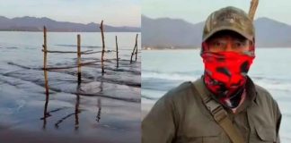 #viral #VIDEO | Confrontación en playa de Nayarit; turista extranjero pone muros en pleno espacio público