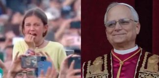 #VIDEO | Niña se vuelve viral tras ser captada llorando de emoción al ver al papa León XIV en el balcón del Vaticano por primera vez
