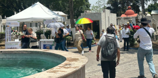Miles de personas acuden al Panteón Municipal para conmemorar el Día de las Madres