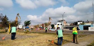 Gobierno de Morelia implementa jornada de limpieza y manteniendo en Parque Lineal Bicentenario