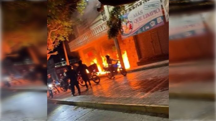 queman local de la familia flores