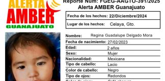 #SeBusca | Regina Guadalupe, bebé de 2 años, desaparece en Celaya