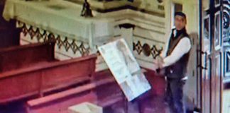 Roban imagen del Templo de las Monjas