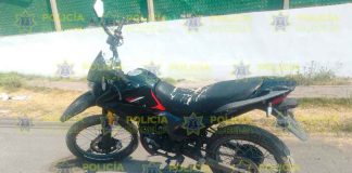 Policía Morelia recupera motocicleta robada y detiene a un hombre