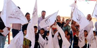 Julio Arreola cumple en Tzurumútaro: arranca obra para mejorar escuela de preescolar