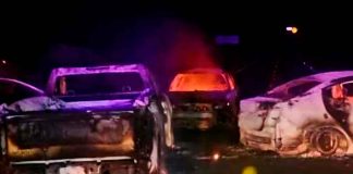 Queman 3 vehículos en la carretera Huetamo-Ciudad Altamirano