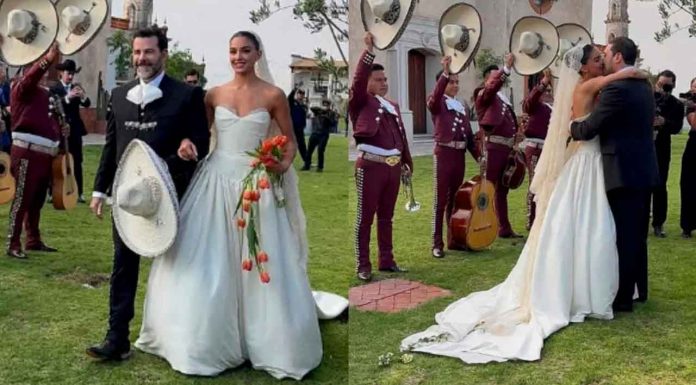 Biby Gaytán deslumbra en la boda religiosa de su hija Alejandra Capetillo