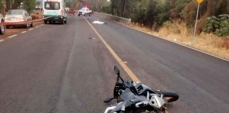 En distintos accidentes viales pierden la vida dos motociclistas de Peribán