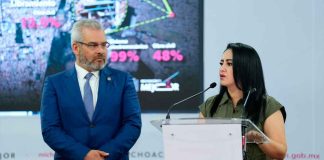Teleférico de Uruapan registra avance del 84 %: Gladyz Butanda