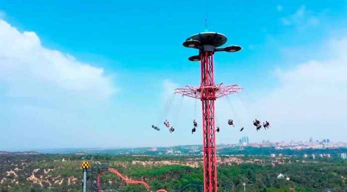 El vídeo viral del susto en el Star Flyer del Parque de Atracciones de Madrid