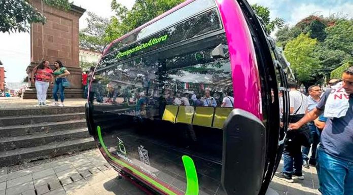 Reporta SEDUM avance del 84% en el teleférico Uruapan