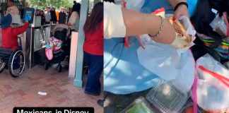 #VIDEO | Familia mexicana se hace viral por preparar tortas en Disneyland