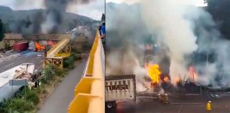 #VIDEO || Accidente en la carretera México-Toluca cerca del Río Hondito