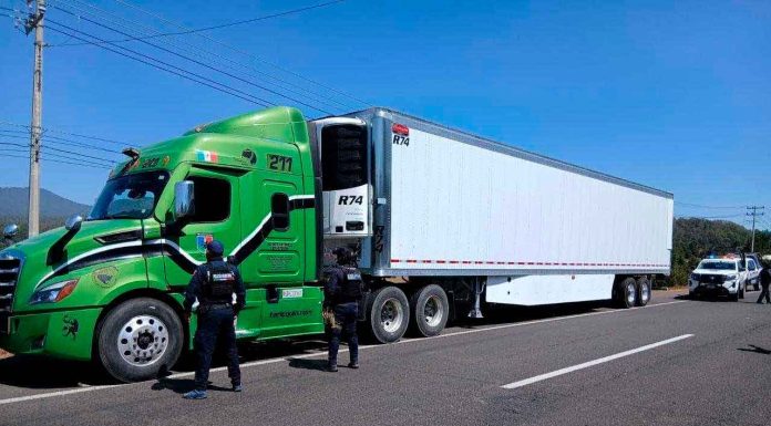 GC detiene a hombre en posición de tráiler robado, en Salvador Escalante