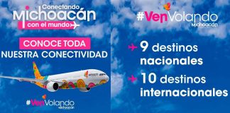 Prepárate para volar con la conexión directa entre Morelia e Ixtapa
