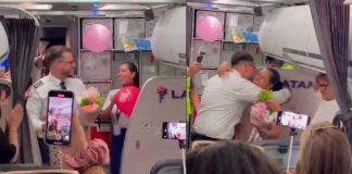 #Viral #VIDEO | Piloto sorprende a sus padres en pleno viaje a y conmueve a todo el avión #Internacional