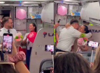 #Viral #VIDEO | Piloto sorprende a sus padres en pleno viaje a y conmueve a todo el avión #Internacional