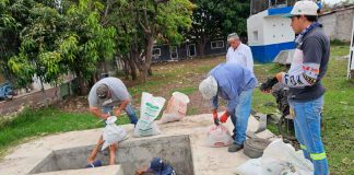 Realiza SAPAZ trabajos de desazolve en cárcamo de colonia El Vergel