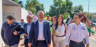 Paso Catrinas beneficia a más de 3 mil estudiantes del poniente de Morelia: Gaby Molina