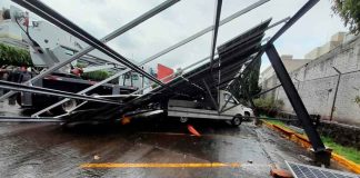 Encharcamientos y paneles solares caídos, entre las afectaciones por lluvias en Morelia