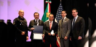 SSP y FGE reciben reconocimiento por combate al uso ilegal de explosivos y armas de fuego