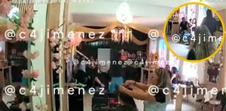 #VIDEO #FuertesImágenes | Hombres armados asaltan estética y amagan con dispararle a un bebé que comenzó a llorar