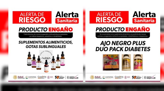 Alerta SSM sobre productos: Ajo Negro Plus Duo Pack y suplementos Cinco Cerritos
