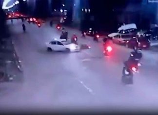 #VIDEO || Tragedia en caravana de motos: Vehículo invade carril y provoca choque fatal