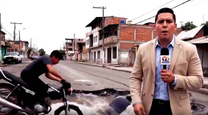 #VIDEO || Socavón come-gente generado por IA espanta a más de uno