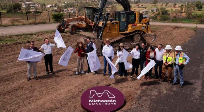 Av. Amalia Solórzano se amplía para conectar a tenencias de Jesús del Monte, Santa María y Morelos: Bedolla