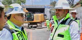 Supervisa Bedolla obra del distribuidor de la salida a Pátzcuaro; beneficiará a más de 250 mil habitantes