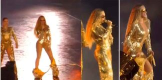 #Viral #VIDEO | Beyoncé cierra con final inesperado o mejor dicho sus pantalones; al final de la canción, sus pantalones cayeron