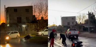 #VIDEO || Necedad de los motociclistas y el eterno combate contra la calle mojada