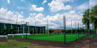 Administración de Yarabí Ávila construye cancha de fútbol 7, lleva 75 por ciento de avance