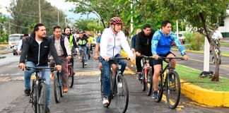 Carlos Soto lidera rodada ciclista por el Día Mundial de la Bicicleta
